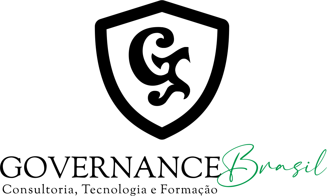 Logo da governance, Escudo preto com a letra G personlizada